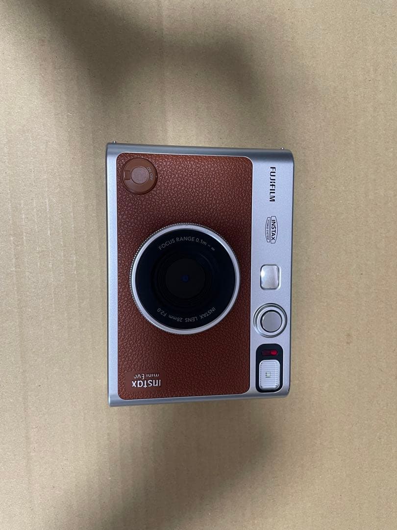 FUJIFILM instax mini Evoブラウン カメラ