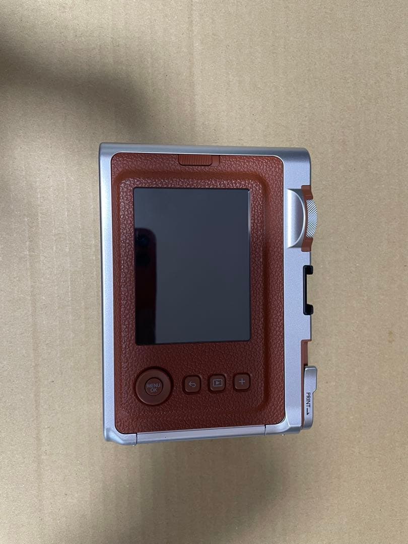FUJIFILM instax mini Evoブラウン カメラ