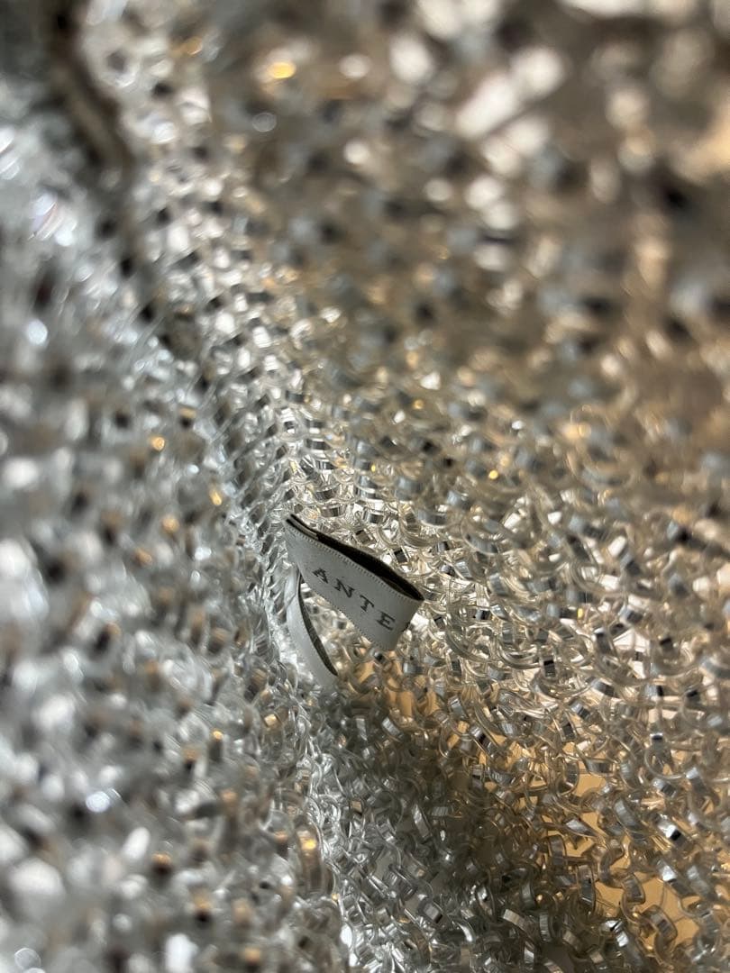 ANTEPRIMA シルバー ビーズショルダーバッグ　ミニアトゥーラ