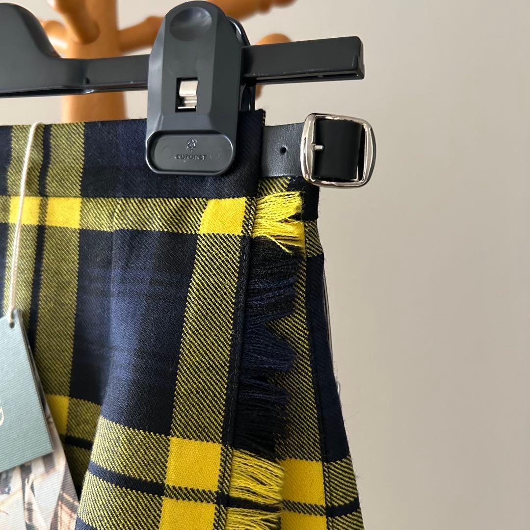 ※再値下げ 新品 【O'NEIL OF DUBLIN】ウールキルトスカート