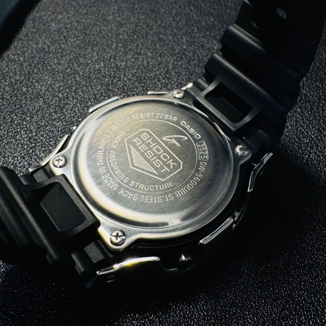 CASIO G-SHOCK DW-5600シルバー925 ベゼル　damue
