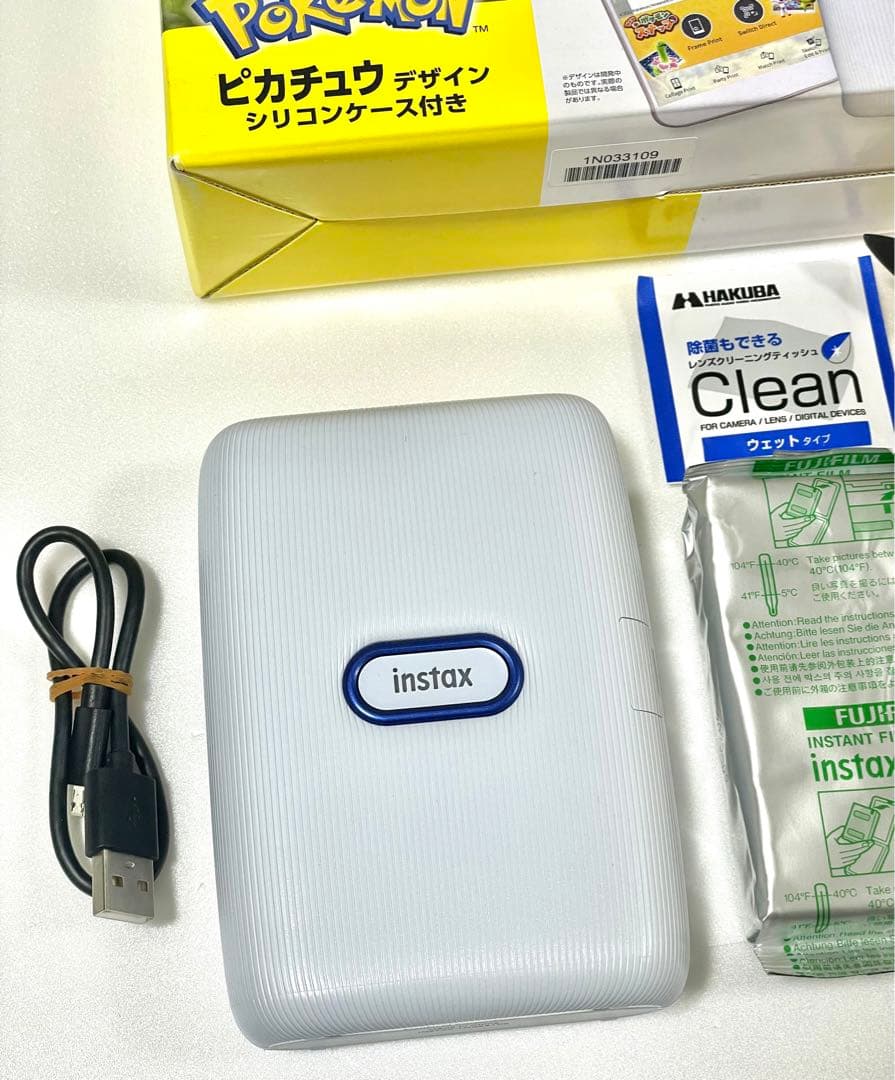 チェキプリンター instax mini Link　ピカチュウ　 フィルム　美品