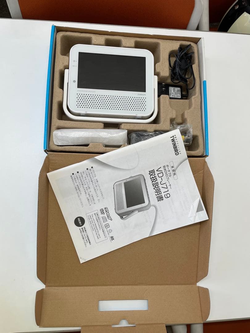 プレーヤー TWINBIRD DVD ZABADY VD-J719