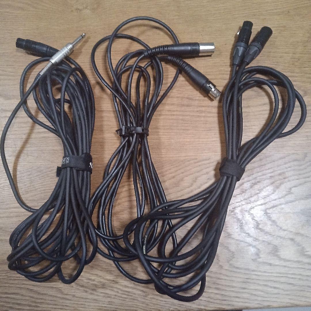 SHURE ダイナミックマイクPG58-3本とケーブルセット