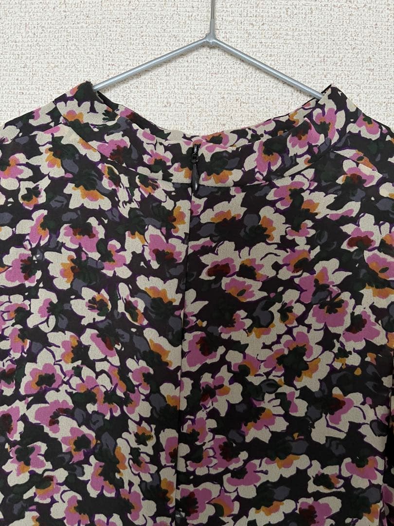 イエナ 花柄 長袖 ロングワンピース