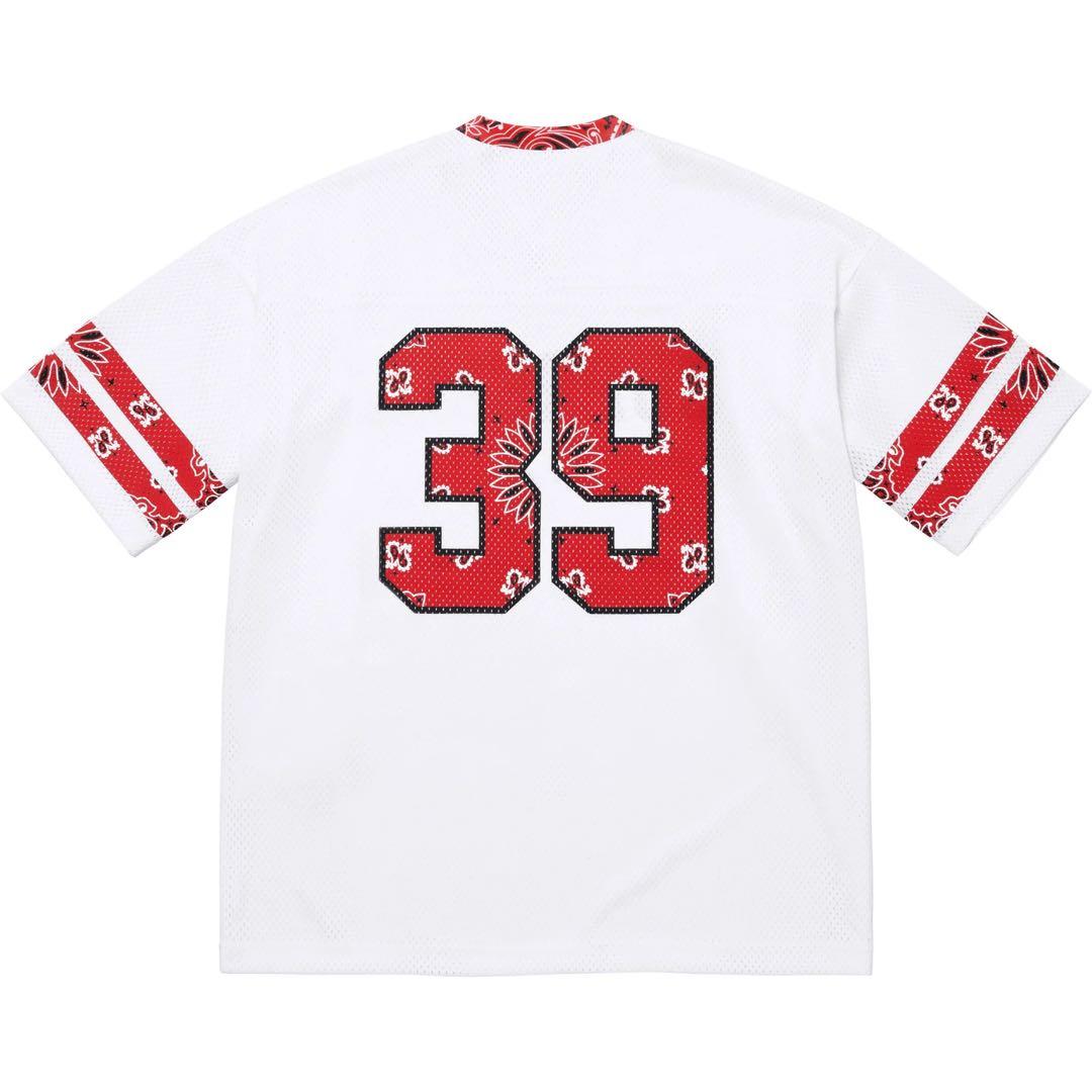 シャツ Supreme 25ss Bandana Football Jersey S