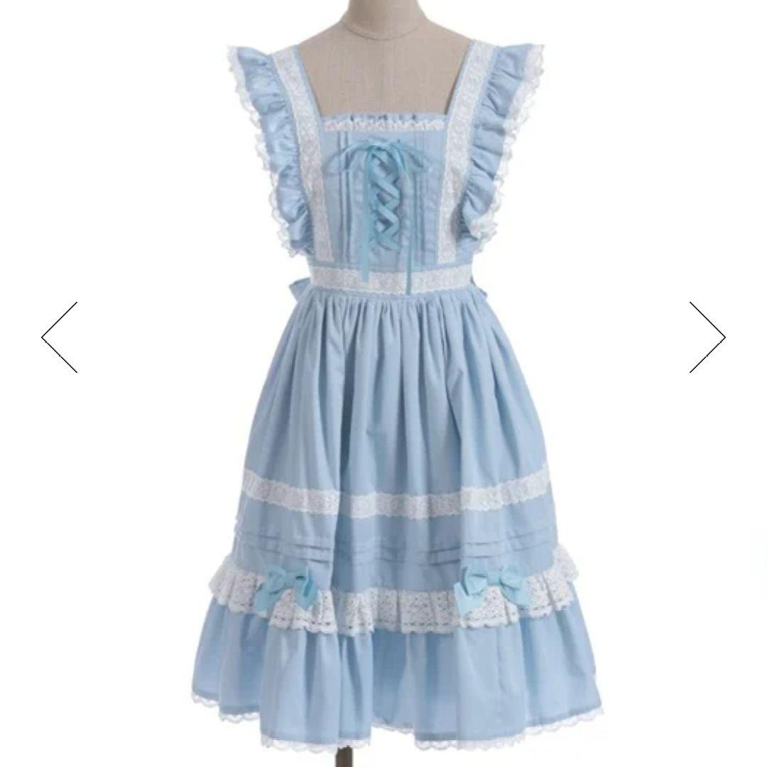 Chalmiere ハッピーフリルジャンパースカート＆ヘアクリップセット