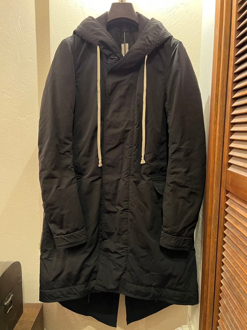 ジャケット・アウター Rick Owens DRKSHDW Hooded Fishtail Parka