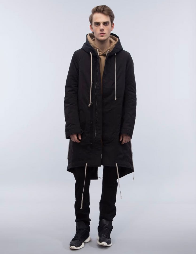 ジャケット・アウター Rick Owens DRKSHDW Hooded Fishtail Parka