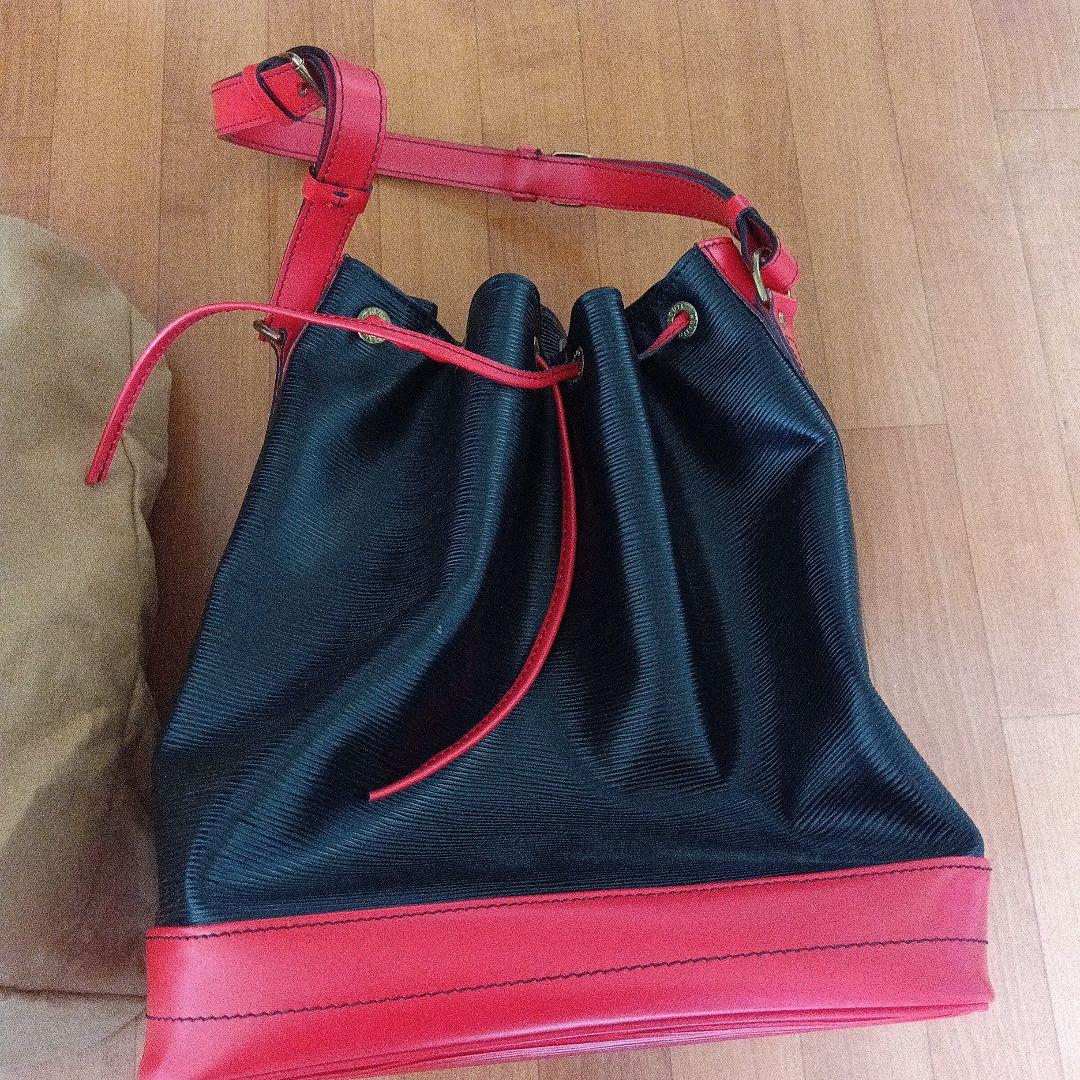 ルイ・ヴィトン エコバッグ 黒/赤