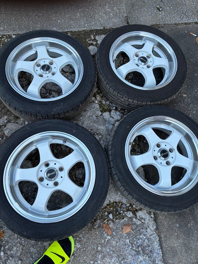 ステルスレーシング 15インチ 5.5j 4本美品