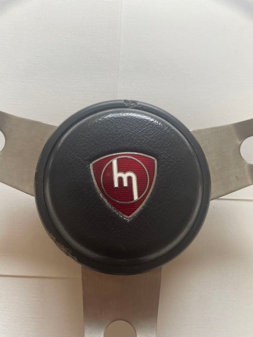 MAZDAファミリア　ロータリー　クーペ　純正　ステアリング　木製