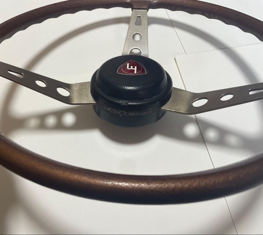 MAZDAファミリア　ロータリー　クーペ　純正　ステアリング　木製