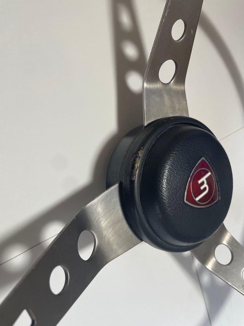 MAZDAファミリア　ロータリー　クーペ　純正　ステアリング　木製