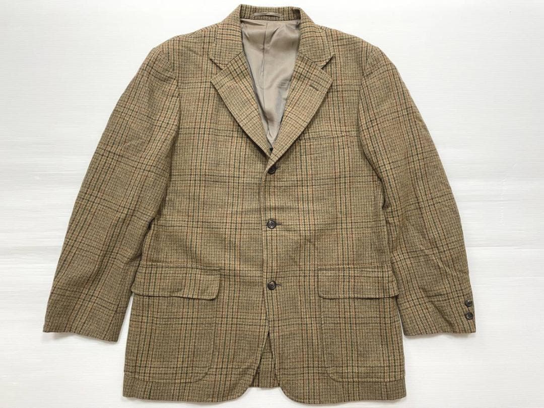 美品 ジェイプレス ツイードジャケット JPRESS 三ツボタン