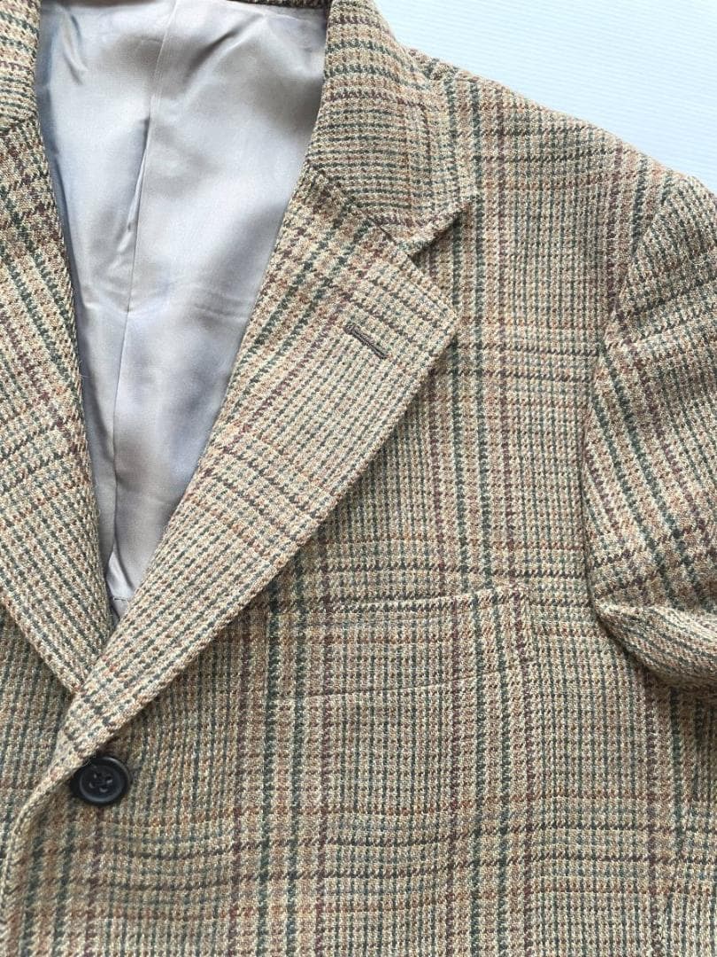 美品 ジェイプレス ツイードジャケット JPRESS 三ツボタン