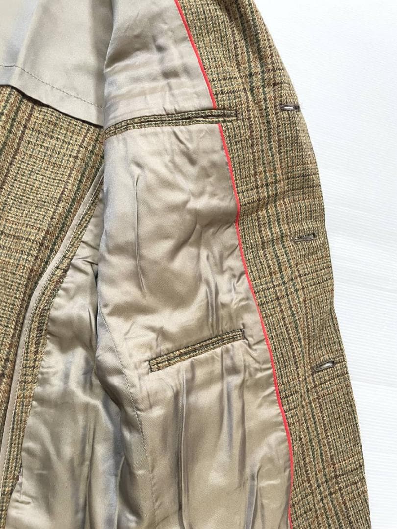 美品 ジェイプレス ツイードジャケット JPRESS 三ツボタン