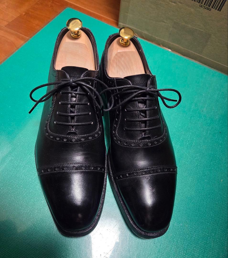 GRENSON グレンソン　クオーターブローグ　ブラック　6.5