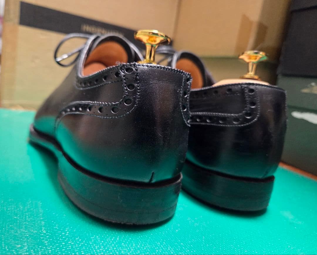 GRENSON グレンソン　クオーターブローグ　ブラック　6.5