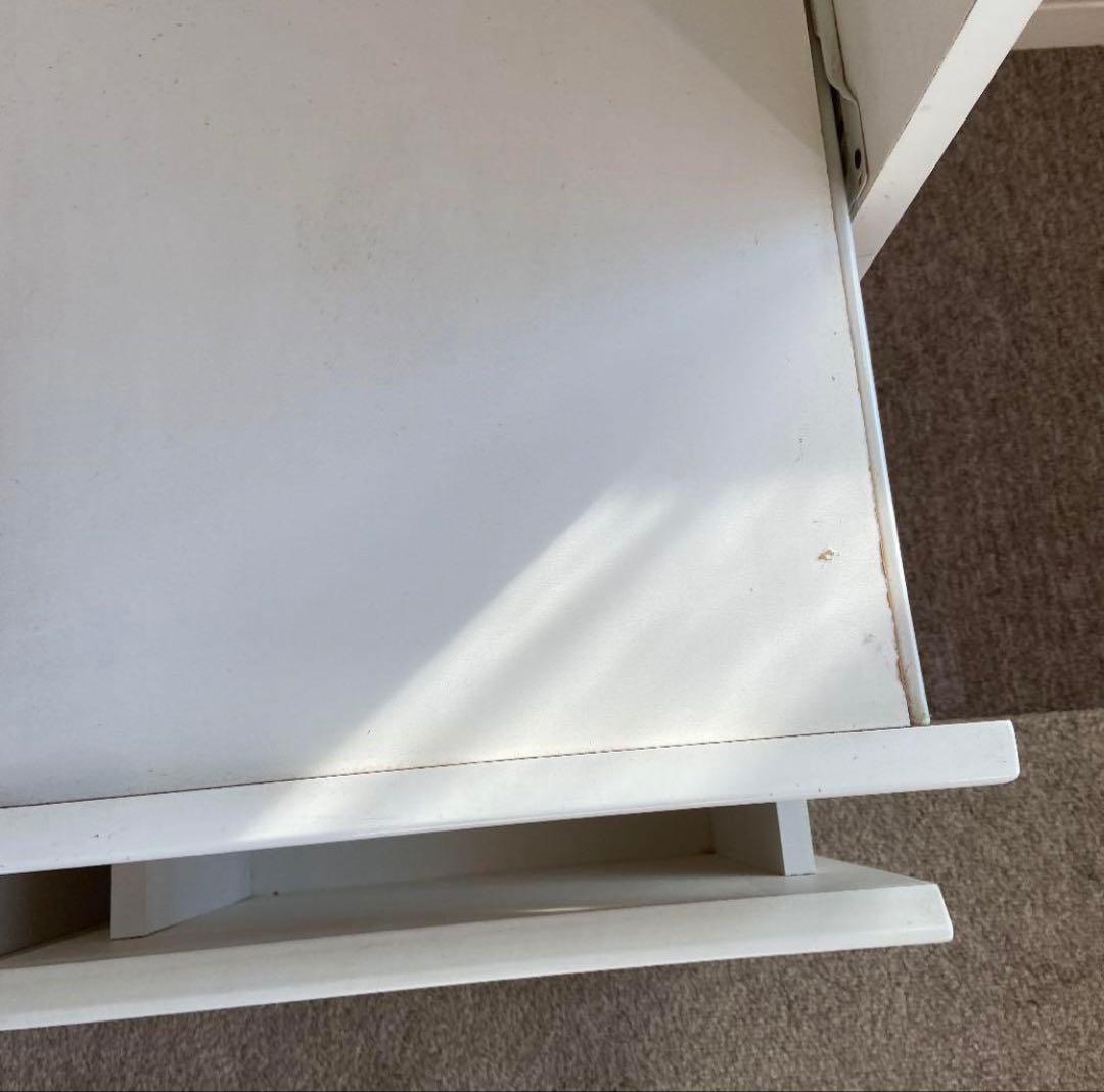 食器棚　キッチンボード　ホワイト　ニトリ