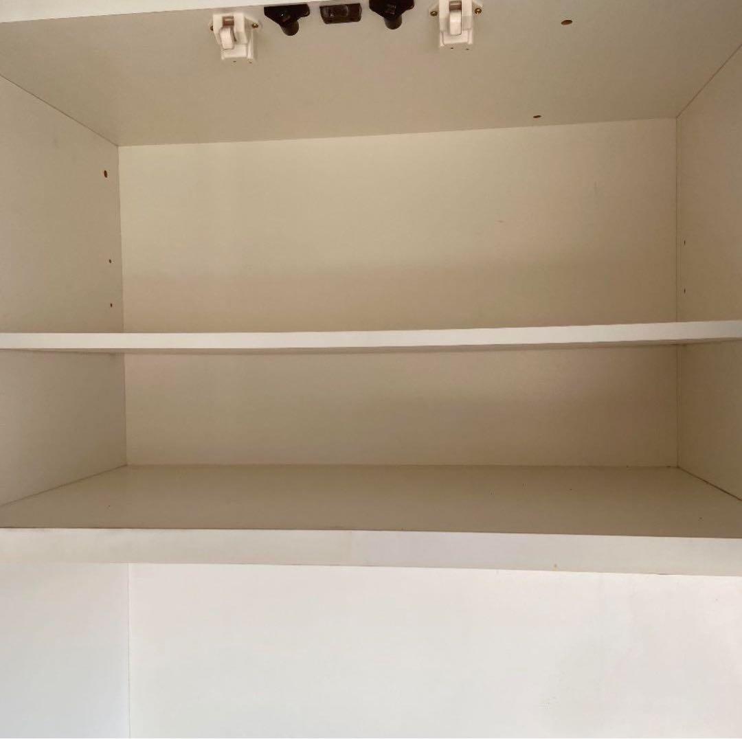 食器棚　キッチンボード　ホワイト　ニトリ