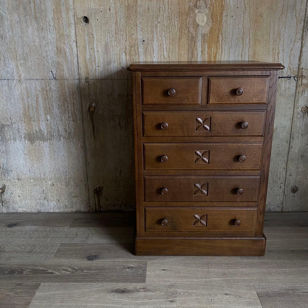 ロイヤルチェスト　カントリー　クラシカル　5段　引き出し