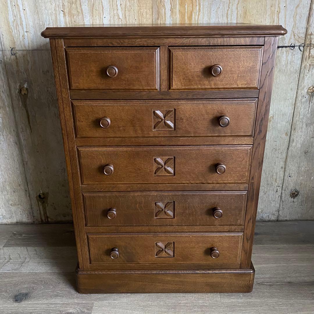 ロイヤルチェスト　カントリー　クラシカル　5段　引き出し