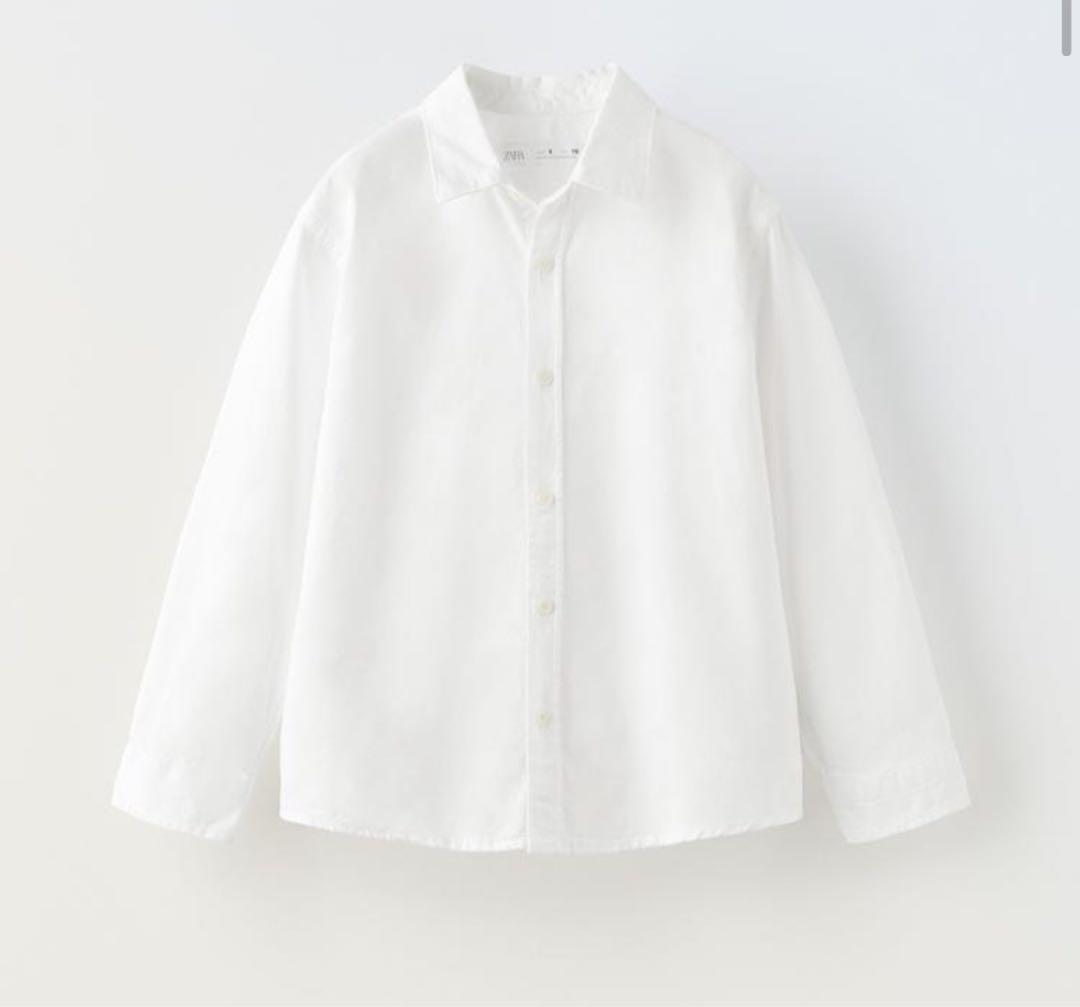 ZARA KIDS チェックスーツブレザー&パンツ、シャツ、ネクタイ4点セット