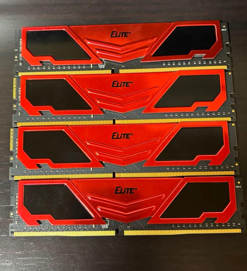 Teamgroup DDR4 メモリー 32GB（8GB×4）