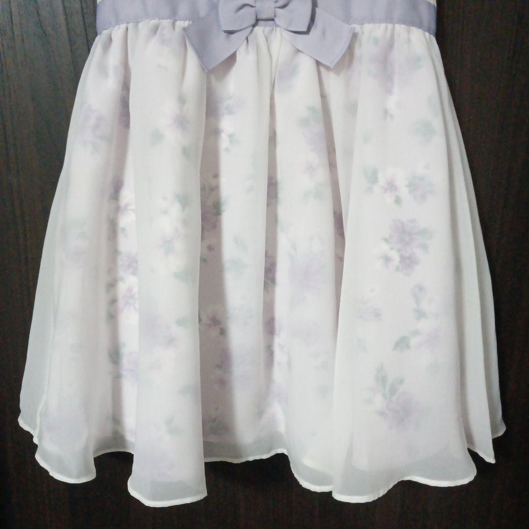 ブランシェス　120 キメ服　入学式　卒園式　フォーマル　女の子 紫　パープル