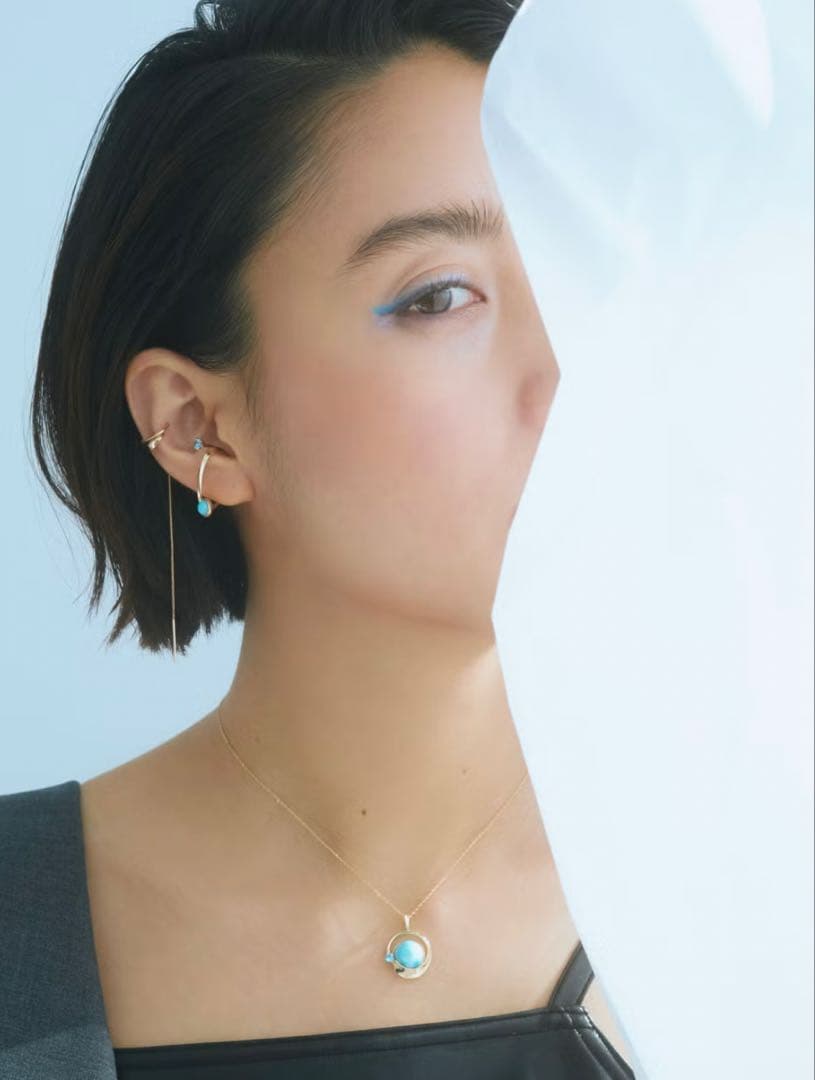 スタージュエリー ⭐︎ラリマー ブルートパーズ ペンダントトップ K10