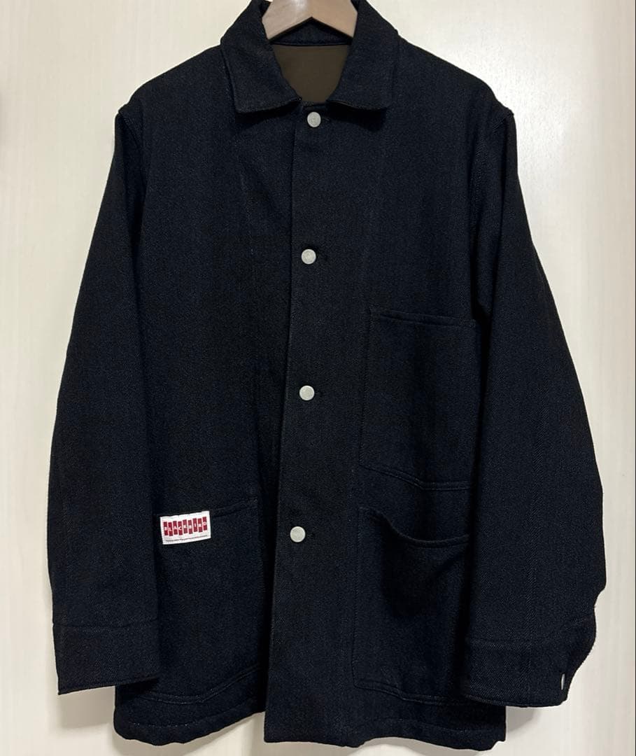 【1/15まで】BLACKBIRD COVERALLS BLACK 25AW 1