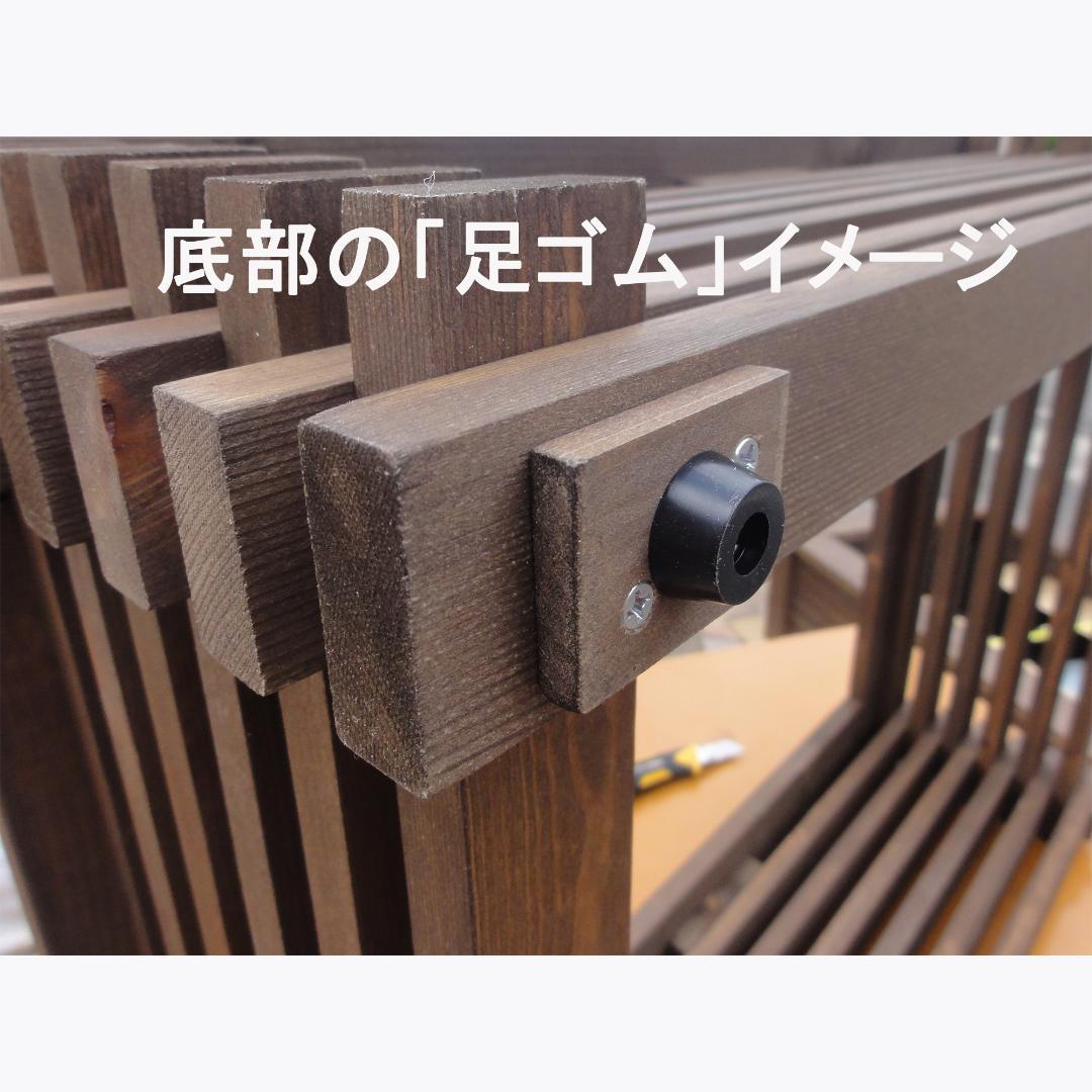 高さの有るビオトープ 40L　トロ舟＆木枠セット（棚付き）　メダカ・金魚用