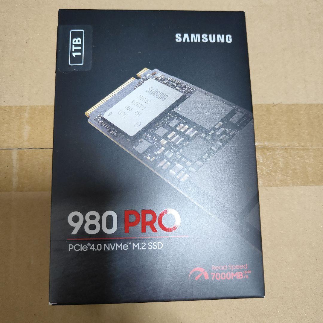 内蔵型SSD Samsung 980 PRO MZ-V8P1T0B/IT 1TB SSD