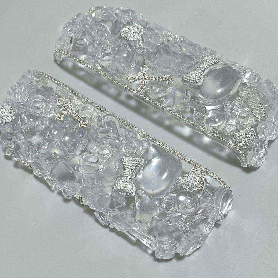 カニ　IQOSケースデコ　イルマデコ　透明　うるうる　氷　2点まとめ買い