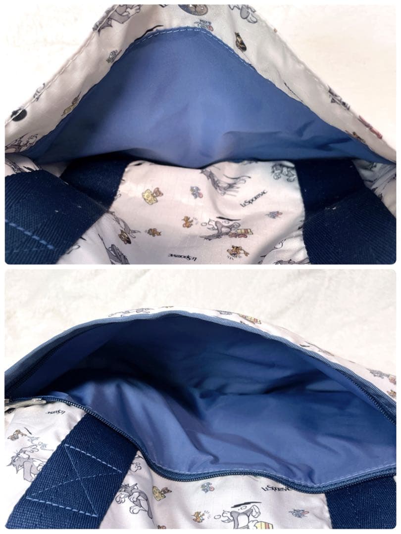 【超希少】LeSportsac トムとジェリー コラボ ボストンバッグ 大容量