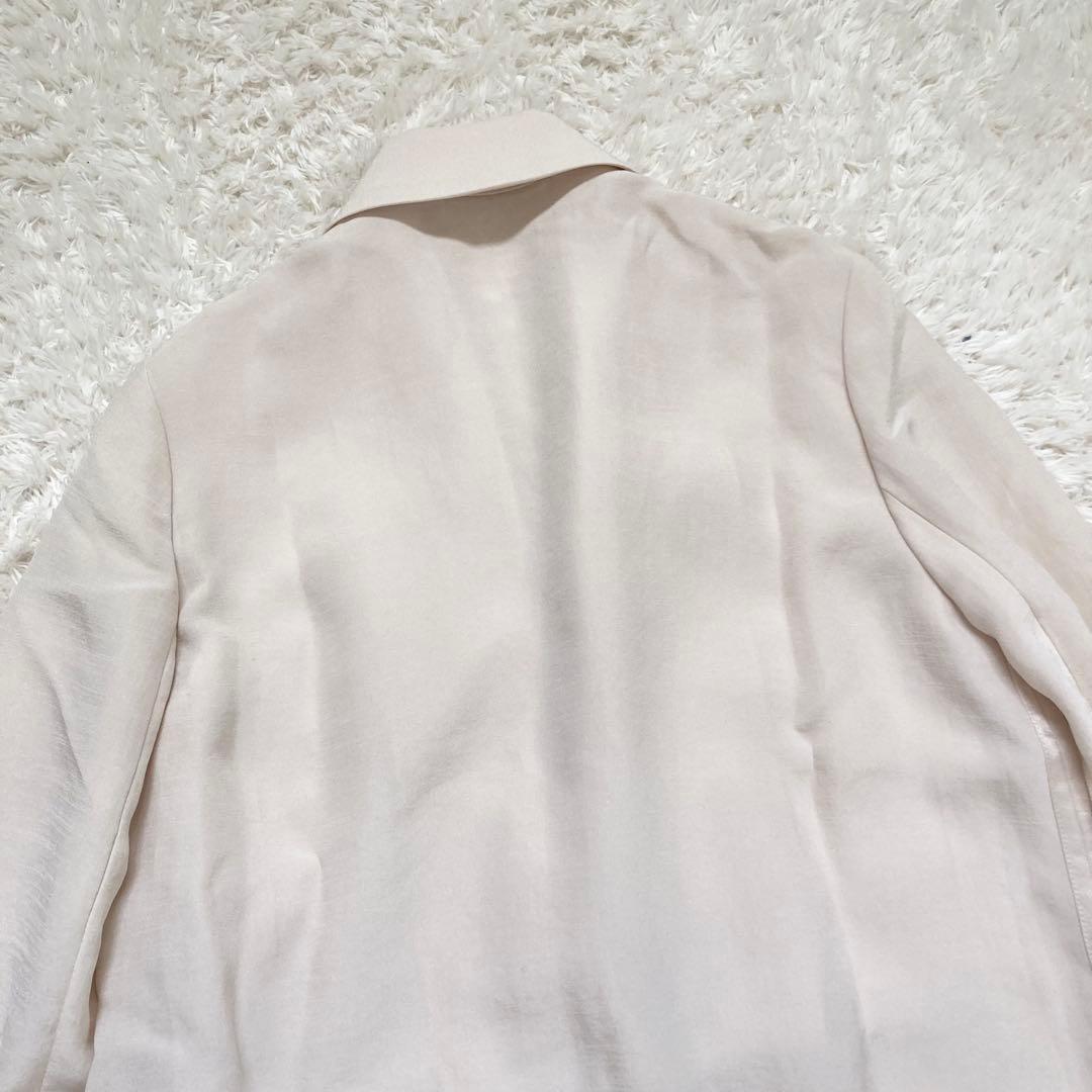 未使用✨️タグ付 24SS スタイリング バックサテンジャケット アイボリー 0