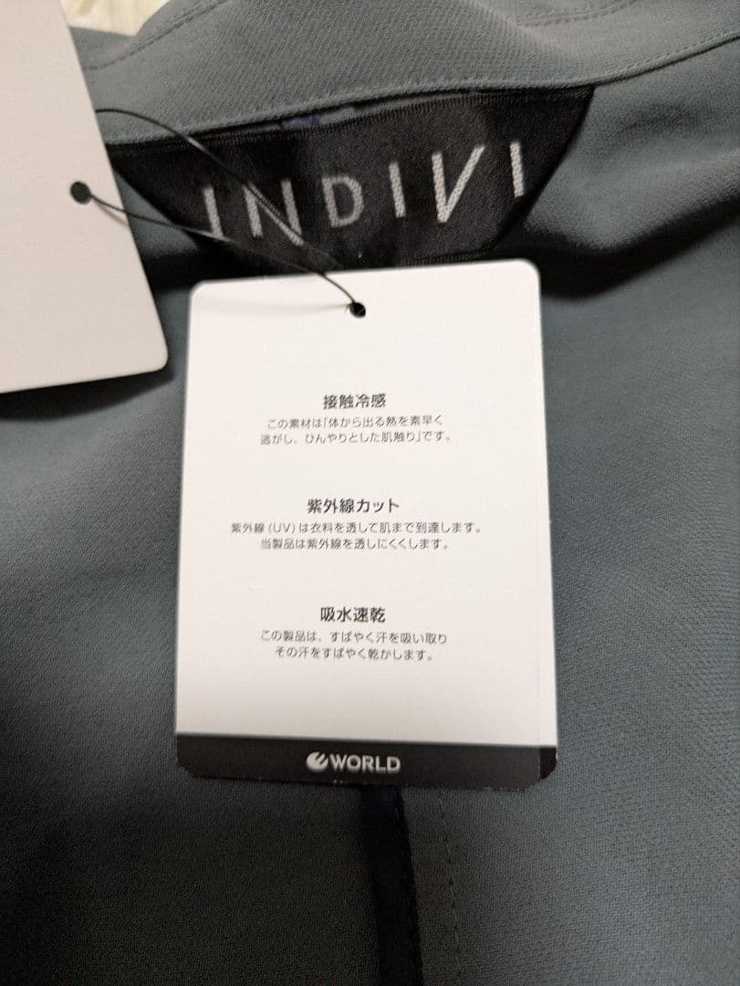 ✨新品タグ付き✨　インディヴィ　テーラード　大きいサイズ　UVカット　サイズ15