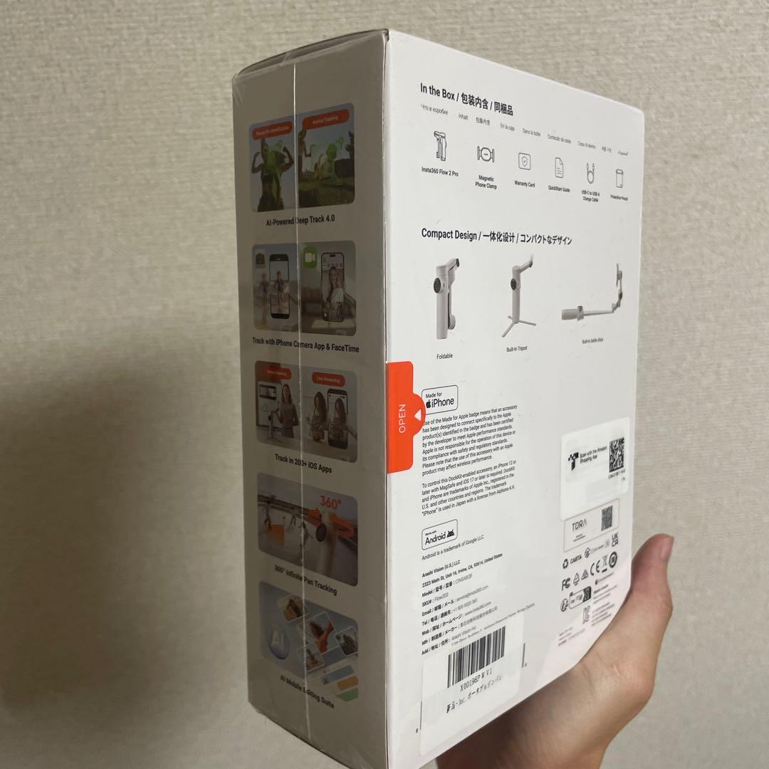 【新品】Insta360 flow 2 pro 通常版 ストーングレイ