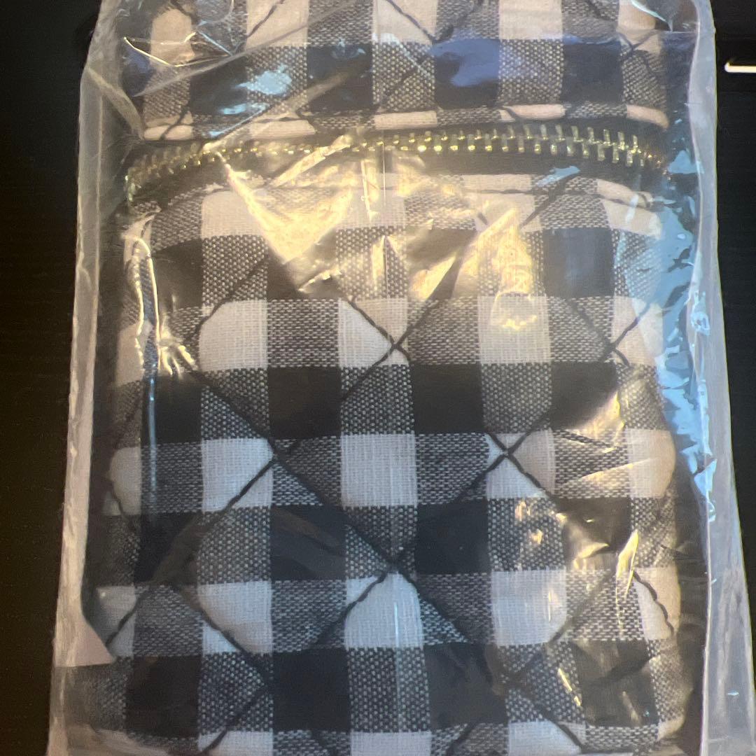 Darich キルティングスクエアミニバッグ ギンガムチェック　新品未開封