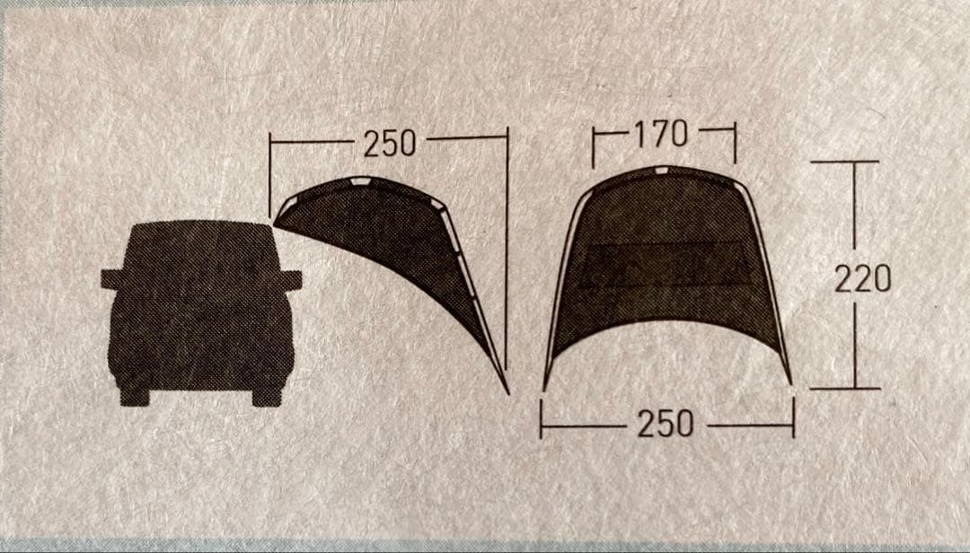 オガワ　カーサイドタープ　AL-2 （2334-80）
