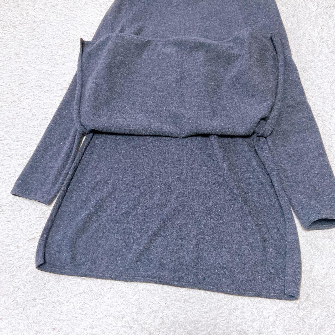 ヴァレンティノ ガラヴァーニ イタリア製カシミヤ100% チュニックワンピース