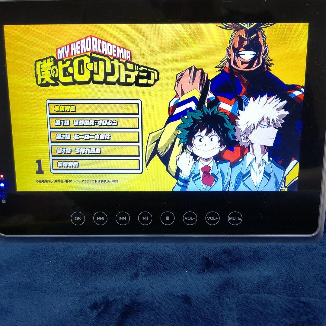 10インチ　ポータブルブルーレイプレーヤー　　画面極美品　防水　DVD CD