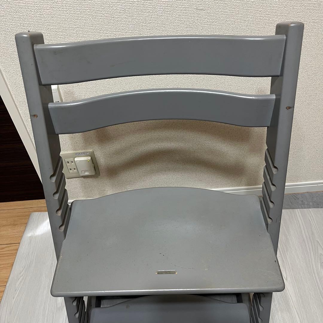 ①ストッケ トリップトラップ　グレー　シリアル4