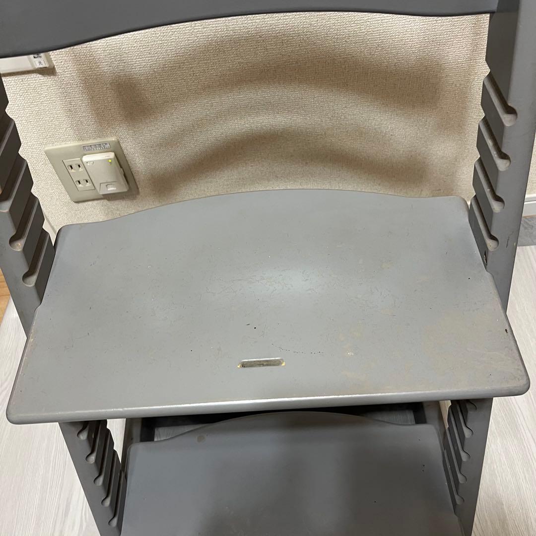 ①ストッケ トリップトラップ　グレー　シリアル4