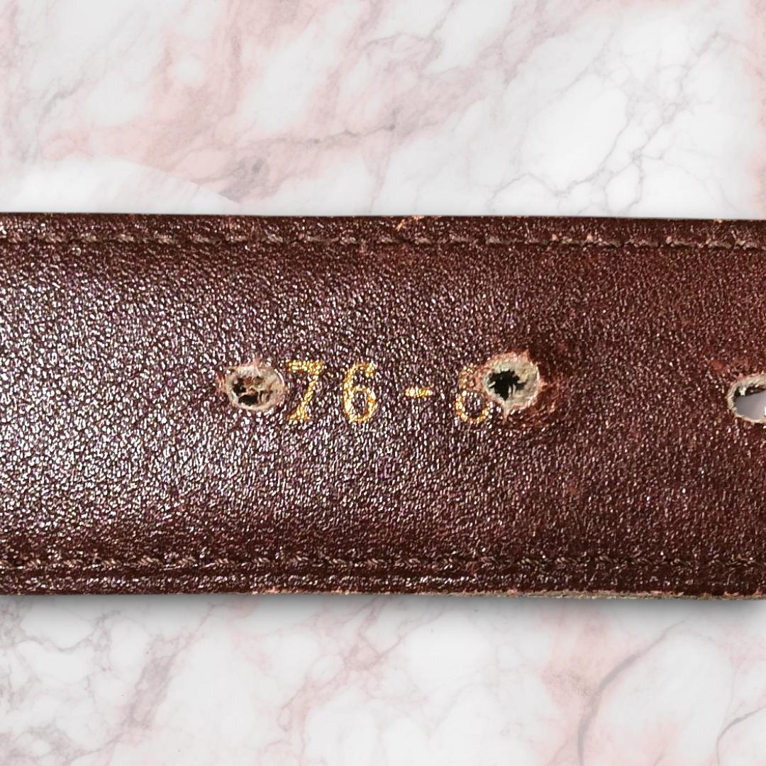 Cartier カルティエ マストライン ベルト レザー ボルドー 金属バックル