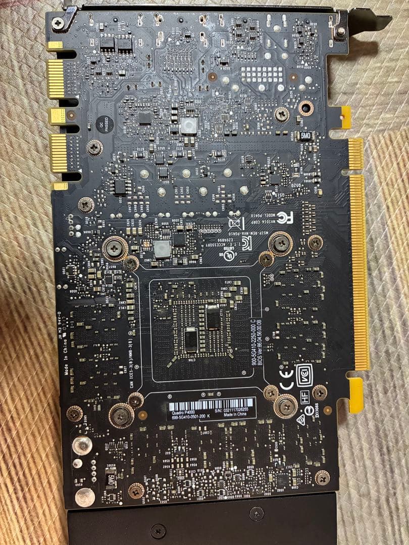 NVIDIA QUADRO P4000 & RAM DDR4 16G セット