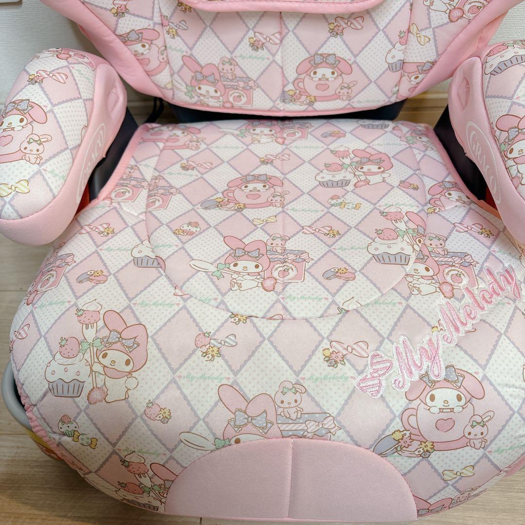 【美品】グレコ ジュニアシート ジュニアプラスDX マイメロディ GRACO
