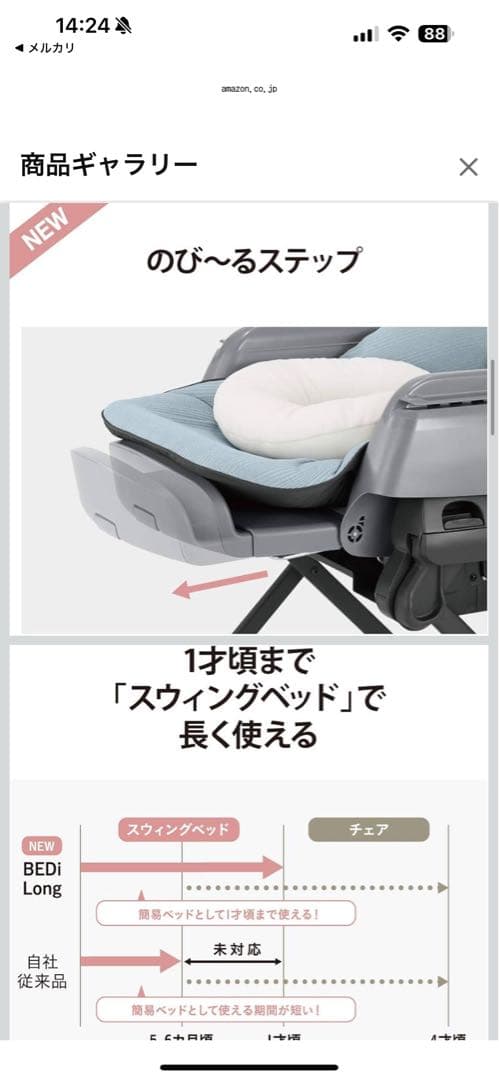 COMBI コンビ 電動ハイローチェア ホワイトレーベル ネムリラ