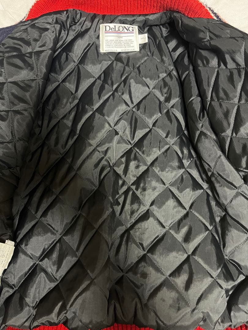 ビンテージ　クリーブランド　インディアンス　旧ロゴ　スタジャン　アメリカ製